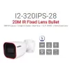מצלמת צינור Provison IP 2MP 3.6mm Fixed IP67 SD Card 20m IR I2-320IPSN-36 צבע לבן