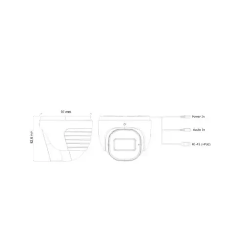 Webcam AHD DI-320A-28 2MP 2.8 20M 4in1 DI-320A-28