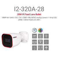 מצלמת רשת I2-320a-28 AHD 2.8 2MP I2-320A-28 מצלמת רשת I2-320a-28 AHD 2.8 2MP I2-320A-28