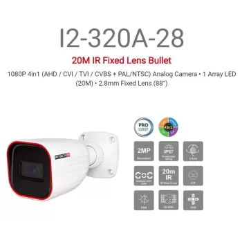 Webcam I2-320a-28 AHD 2.8 2MP I2-320A-28