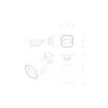 מצלמת צינור Provison I2-33K0AP AHD 2.8mm Lens 20m IR IP67 I2-33K0AP-2.8 צבע לבן