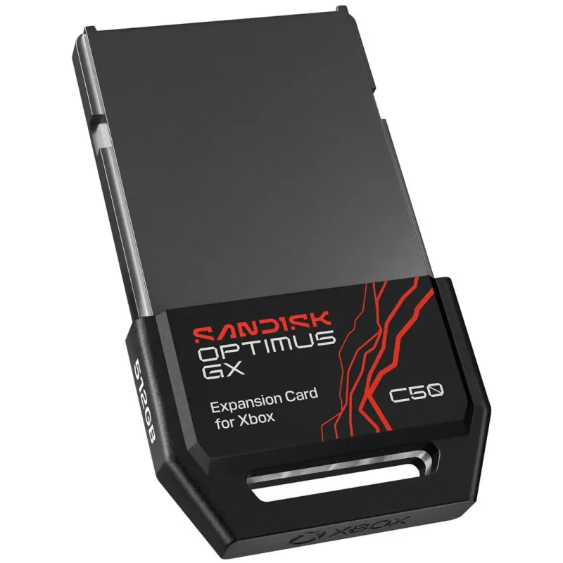 קונסולה ניידת Sandisk כרטיס הרחבת אחסון ל-XBOX דגם Optimus GX C50 בנפח 512GB מבית SanDisk SDCEOGN-512G-GNAGX