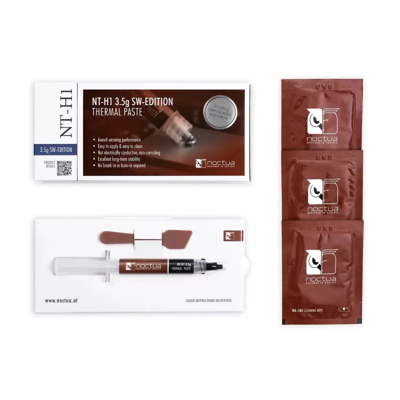 Thermal Grease Noctua NT-H1 SW-Edition Thermal Paste 3.5g NT-H1-SW-EDITION Color:gray