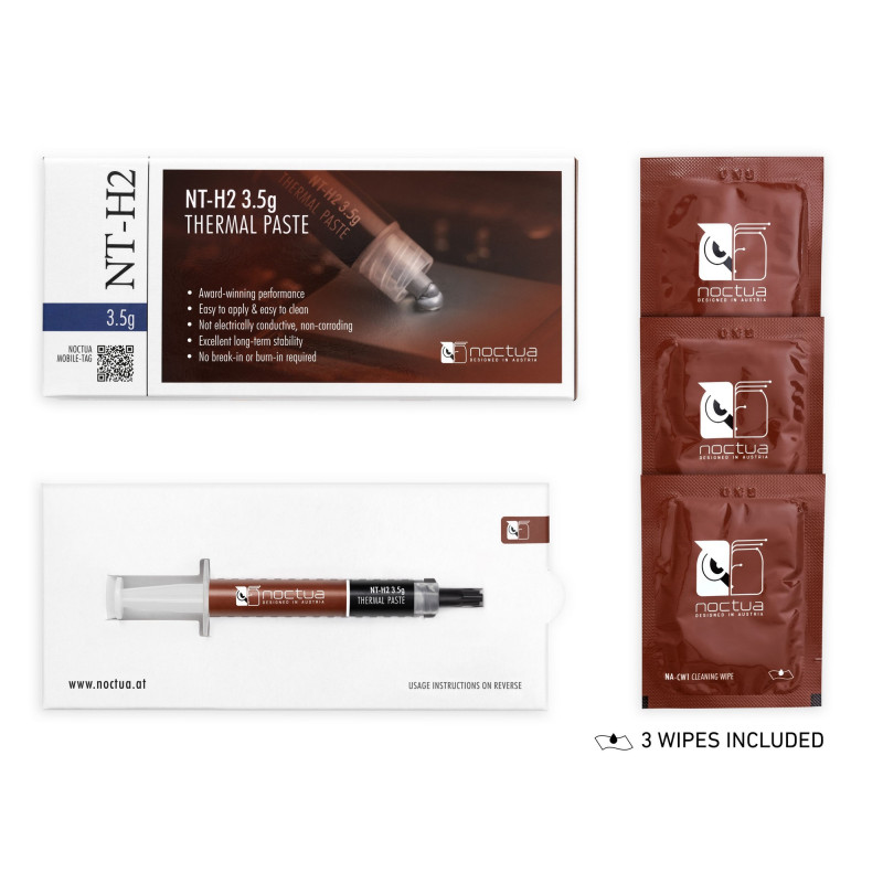 Термопаста Noctua NT-H2 Tybrid Thermal Compound 3.5g NT-H2 Цвет:серый..