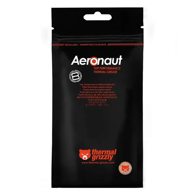 Thermal Grease Thermal Grizzly Aeronaut 1g TG-A-001-RS Color:gray Thermal Grease Thermal Grizzly Aeronaut 1g TG-A-001-RS Color:gray