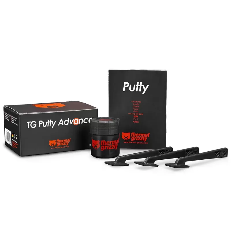 Thermal Grease Thermal Grizzly TG Putty Advance 30g TG-P-A-030-R Color:blue Thermal Grease Thermal Grizzly TG Putty Advance 30g TG-P-A-030-R Color:blue