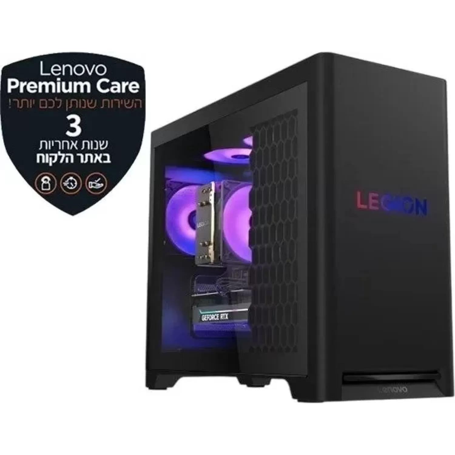 Игровой компьютер Lenovo Legion T5 Ryzen 7 7800X3D RTX 5070 Ti 90YJ009SYS 32GB RTX 5070 Ti SSD:1TB
