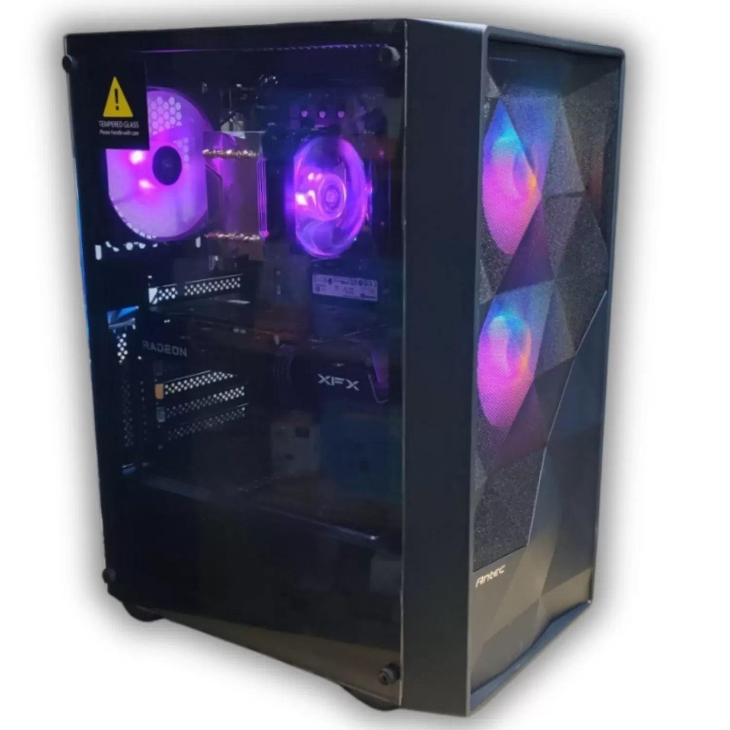 Игровой ПК Начального уровня - AMD Ryzen 5 5500 + RX 6600 8GB VRAM + 16GB RAM - G-LITE-54