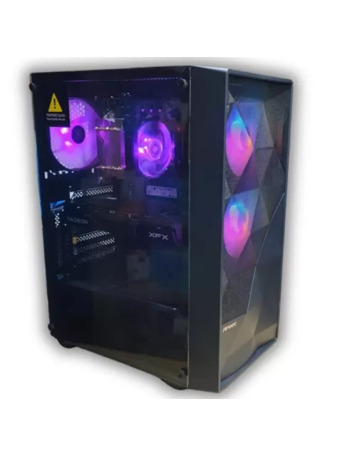 מחשב גיימינג למתחילים - AMD Ryzen 5 5500 + RX 6600 8GB VRAM + 16GB RAM - G-LITE-54