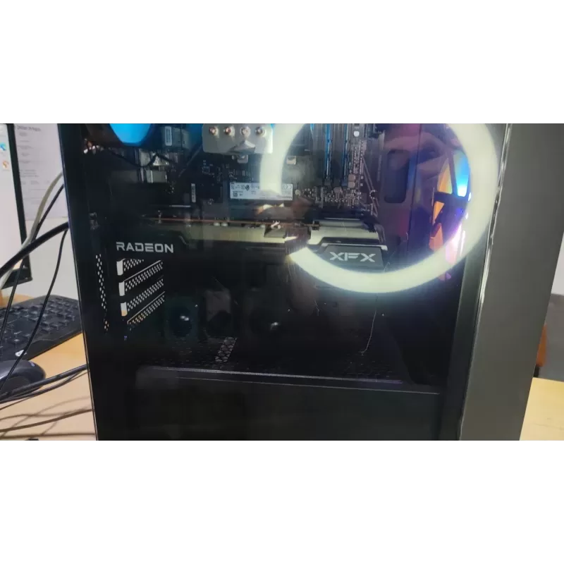 מחשב גיימינג למתחילים - AMD Ryzen 5 5500 + RX 6600 8GB VRAM + 16GB RAM - G-LITE-54