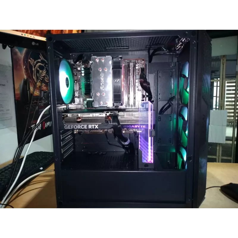 מחשב גיימינג מקצועי - Intel Core i5 13400F + RTX 4070 12GB VRAM + 32GB RAM - G-PRO-270