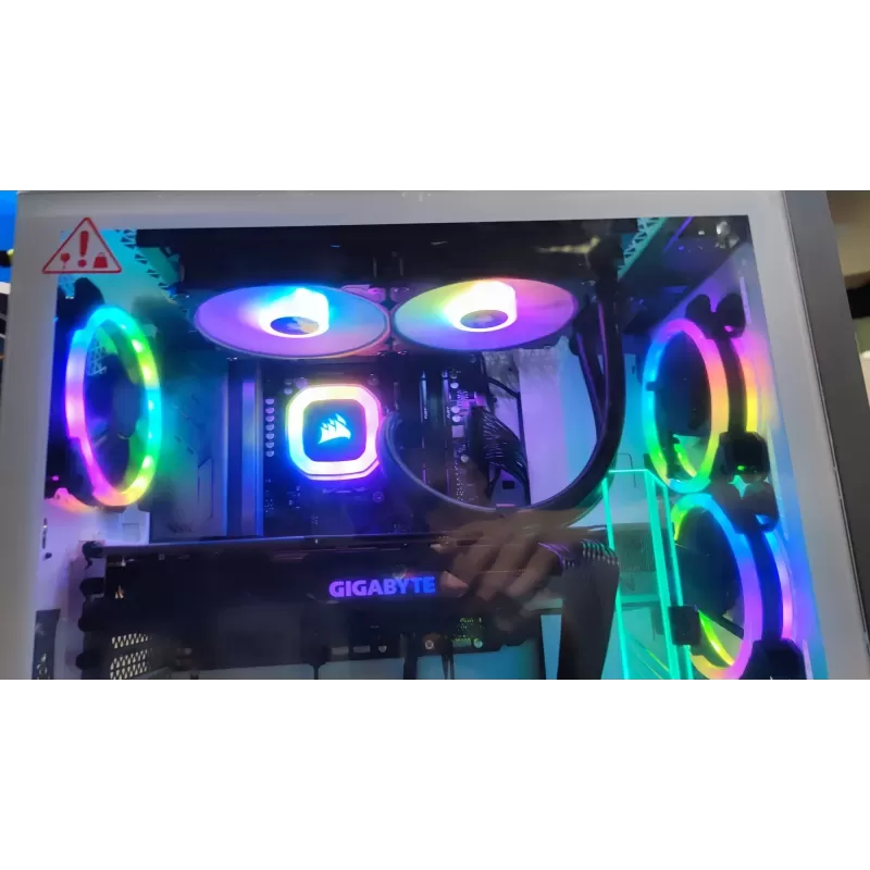 Pro Gaming PC - Intel Core i5 12400F + RTX 4070 12GB VRAM + 16GB RAM - G-PRO-247 Pro Gaming PC - Intel Core i5 12400F + RTX 4070 12GB VRAM + 16GB RAM - G-PRO-247