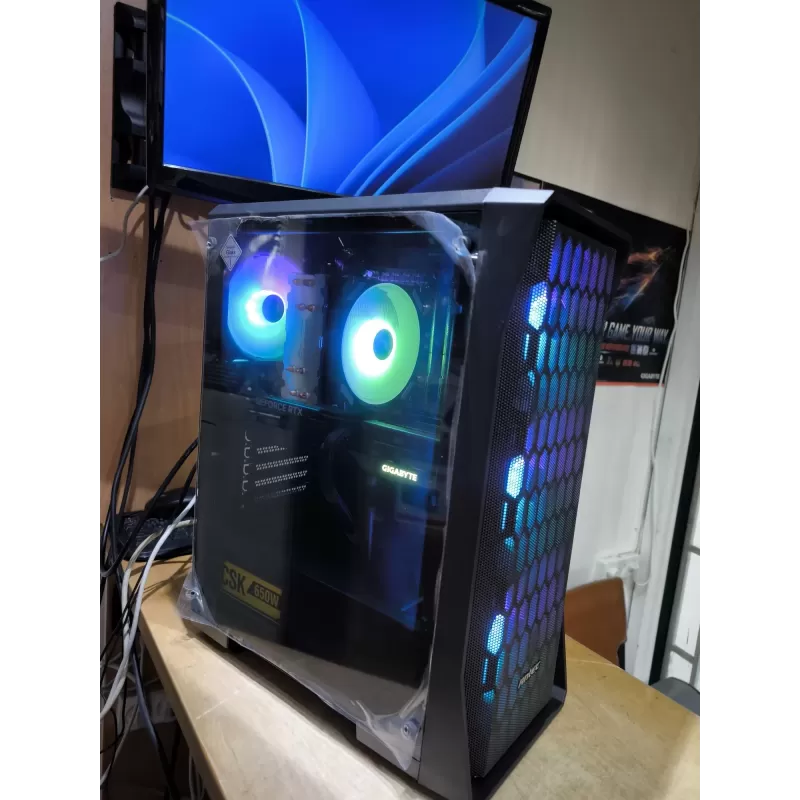 Pro Gaming PC - Intel Core i5 12400F + RTX 4060 Ti 8GB VRAM + 16GB RAM - G-PRO-190