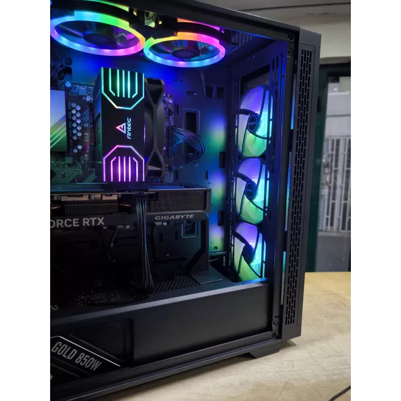 מחשב גיימינג מקצועי - AMD Ryzen 5 7600X + RTX 4070 12GB VRAM + 32GB RAM - G-PRO-388