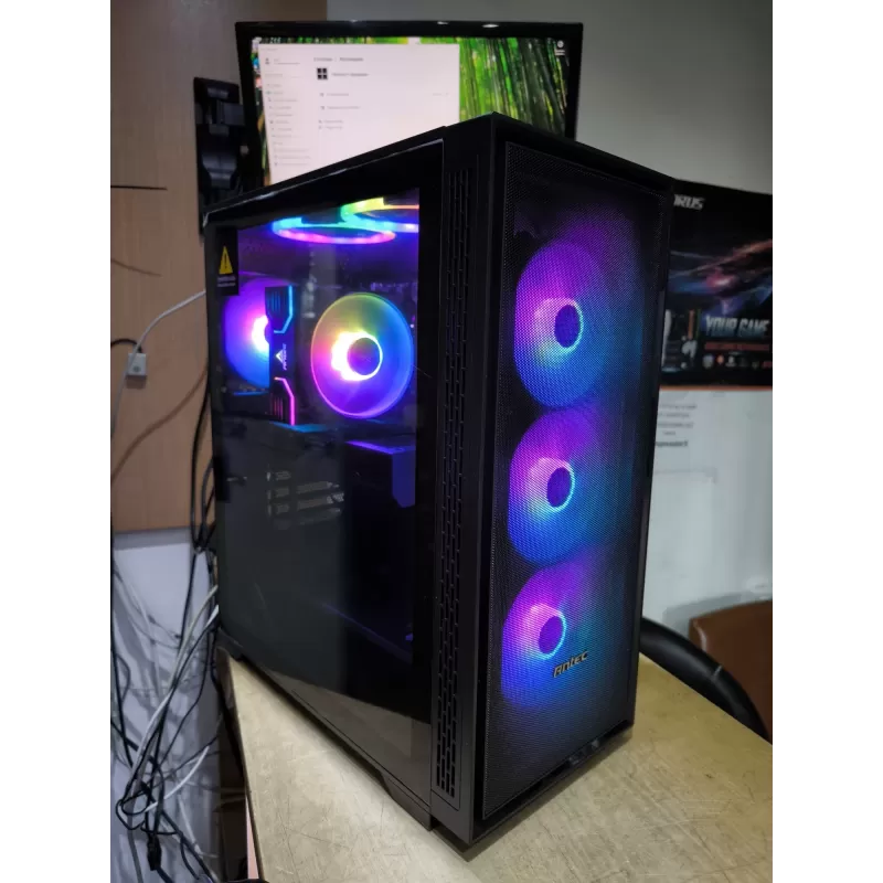 מחשב גיימינג מקצועי - AMD Ryzen 5 7600X + RTX 4070 12GB VRAM + 32GB RAM - G-PRO-388