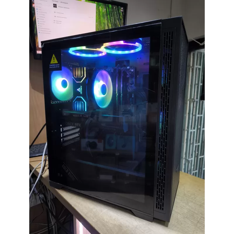מחשב גיימינג מקצועי - AMD Ryzen 5 7600X + RTX 4070 12GB VRAM + 32GB RAM - G-PRO-388