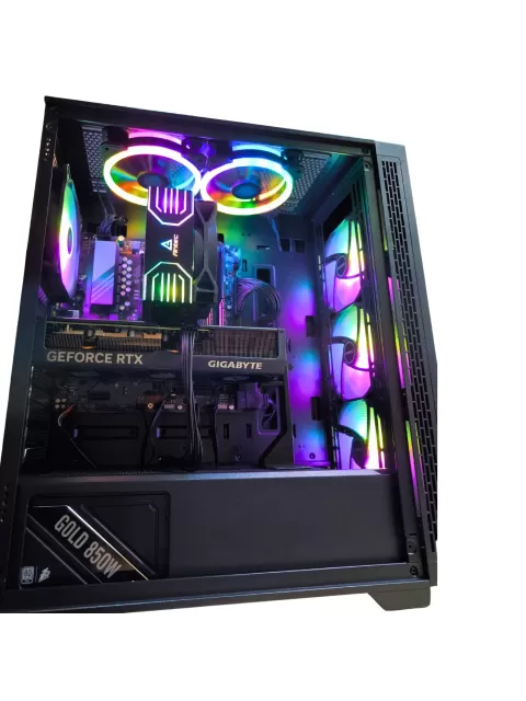 מחשב גיימינג מקצועי - AMD Ryzen 5 7600X + RTX 4070 12GB VRAM + 32GB RAM - G-PRO-388