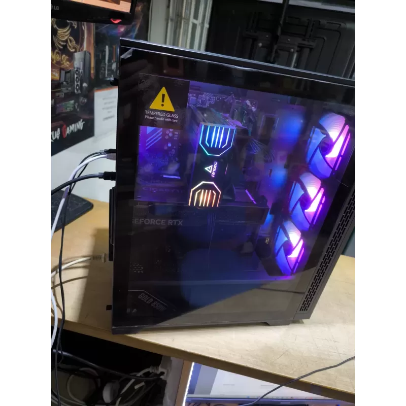 מחשב גיימינג מקצועי - AMD Ryzen 5 7600X + RTX 4070 12GB VRAM + 32GB RAM - G-PRO-388