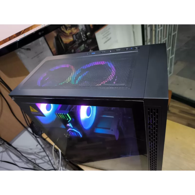 מחשב גיימינג מקצועי - AMD Ryzen 5 7600X + RTX 4070 12GB VRAM + 32GB RAM - G-PRO-388