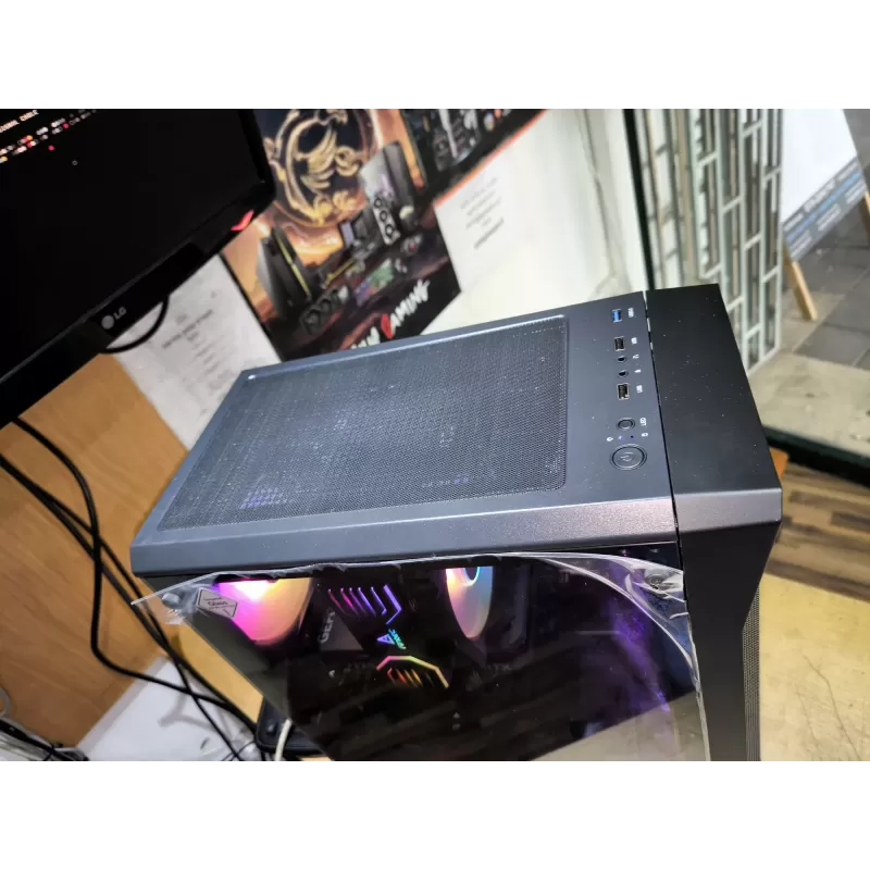 מחשב גיימינג מקצועי - Intel Core i5 12400F + RTX 4060 8GB VRAM + 16GB RAM - G-PRO-398