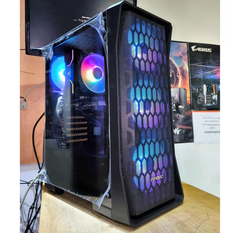 מחשב גיימינג מקצועי - Intel Core i5 12400F + RTX 4060 8GB VRAM + 16GB RAM - G-PRO-398