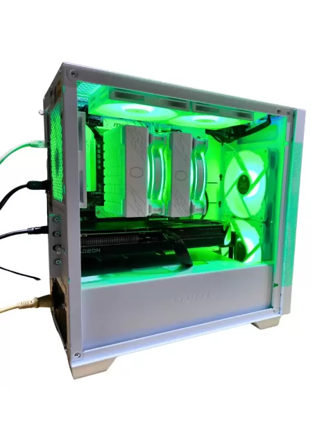 מחשב גיימינג מקצועי - AMD Ryzen 5 9600X + RX 9060 XT 16GB VRAM + 32GB RAM - G-PRO-505