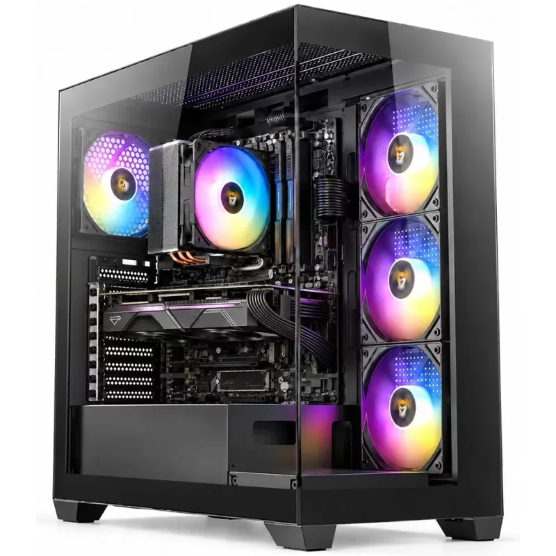 Gaming Desktop B760 i5-14400F 32GB 1TB RTX 5060 Ti CX300 BG-5145060TI8GB Color:black Gaming Desktop B760 i5-14400F 32GB 1TB RTX 5060 Ti CX300 BG-5145060TI8GB Color:black