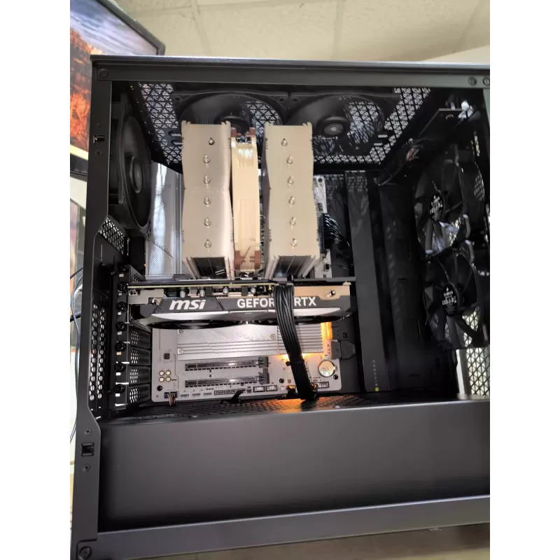 מחשב גיימינג מקצועי - AMD Ryzen 7 9700X + RTX 4070 SUPER 12GB VRAM + 32GB RAM - G-PRO-389
