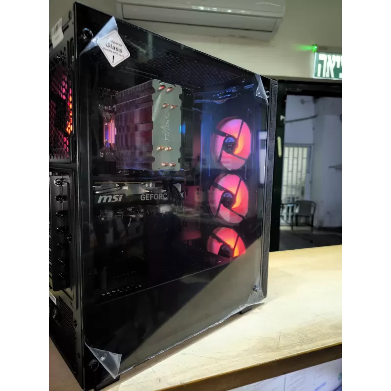 מחשב גיימינג מקצועי - Intel Core i5 12400F + RTX 4060 8GB VRAM + 16GB RAM - G-PRO-399