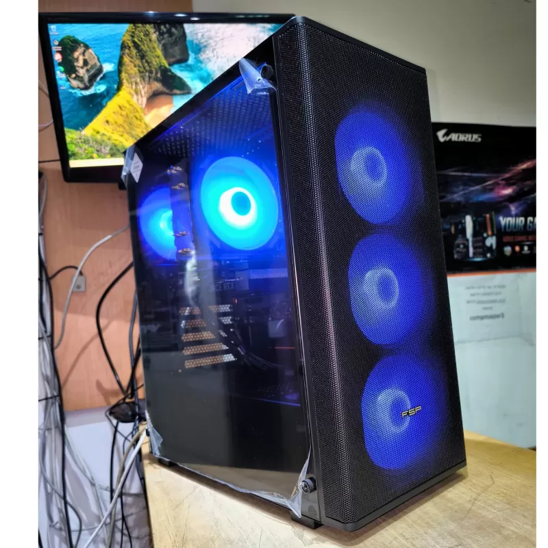 מחשב גיימינג מקצועי - Intel Core i5 12400F + RTX 4060 8GB VRAM + 16GB RAM - G-PRO-399
