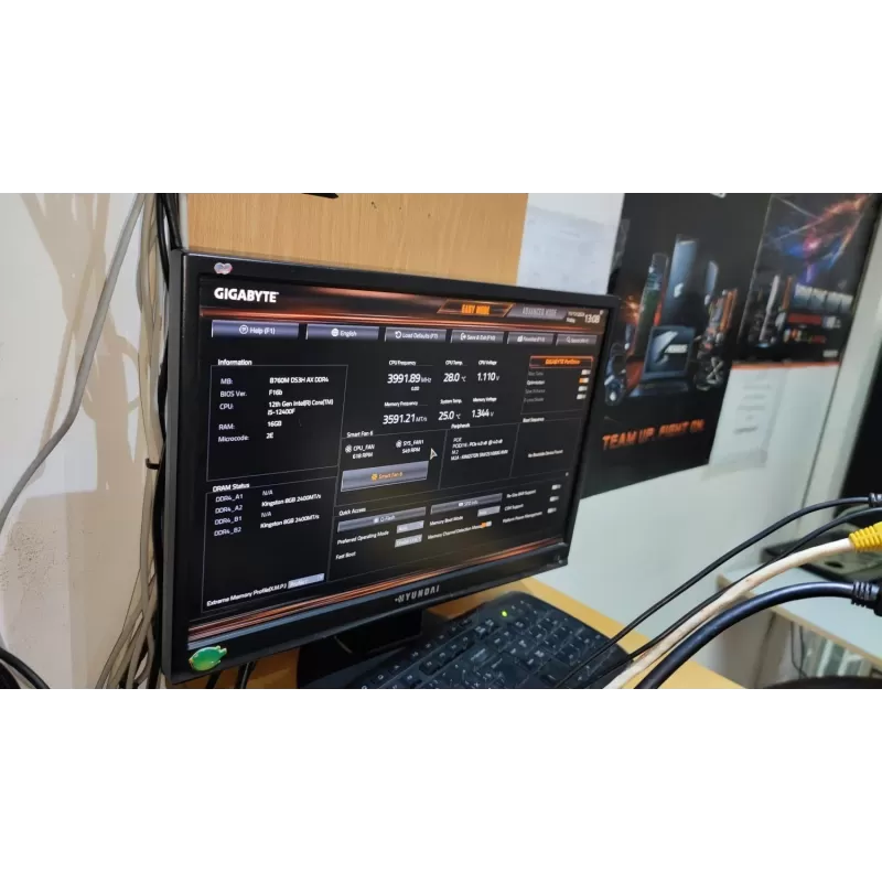 מחשב גיימינג מקצועי - Intel Core i5 12400F + RTX 4060 8GB VRAM + 16GB RAM - G-PRO-182