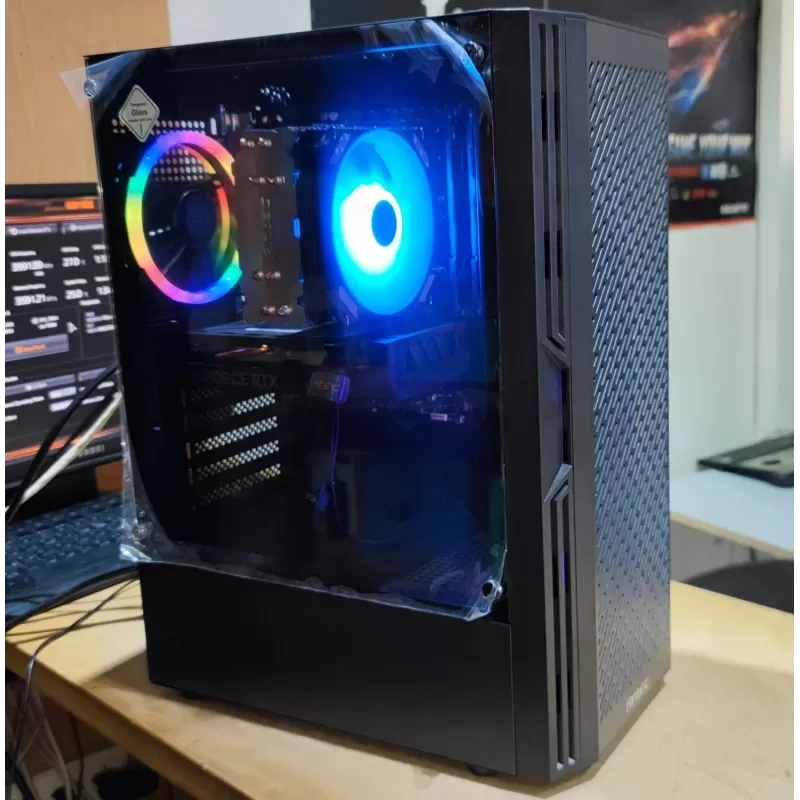 מחשב גיימינג מקצועי - Intel Core i5 12400F + RTX 4060 8GB VRAM + 16GB RAM - G-PRO-182