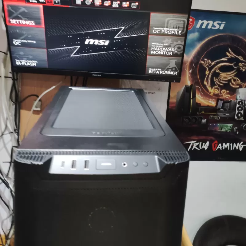 מחשב גיימינג מקצועי - AMD Ryzen 5 7500F + RTX 5060 Ti 16GB VRAM + 32GB RAM - G-PRO-566