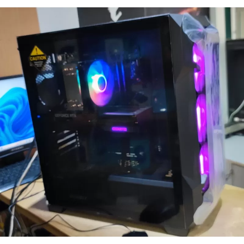 מחשב גיימינג מקצועי - Intel Core i5 12400F + RTX 4060 Ti 8GB VRAM + 32GB RAM - G-PRO-183