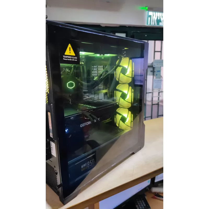 מחשב גיימינג מקצועי - AMD Ryzen 7 7800X3D + RTX 4070 Ti SUPER 16GB VRAM + 32GB RAM - G-PRO-252