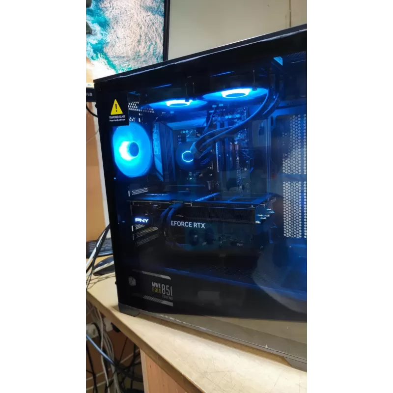 מחשב גיימינג מקצועי - AMD Ryzen 7 7800X3D + RTX 4070 Ti SUPER 16GB VRAM + 32GB RAM - G-PRO-252