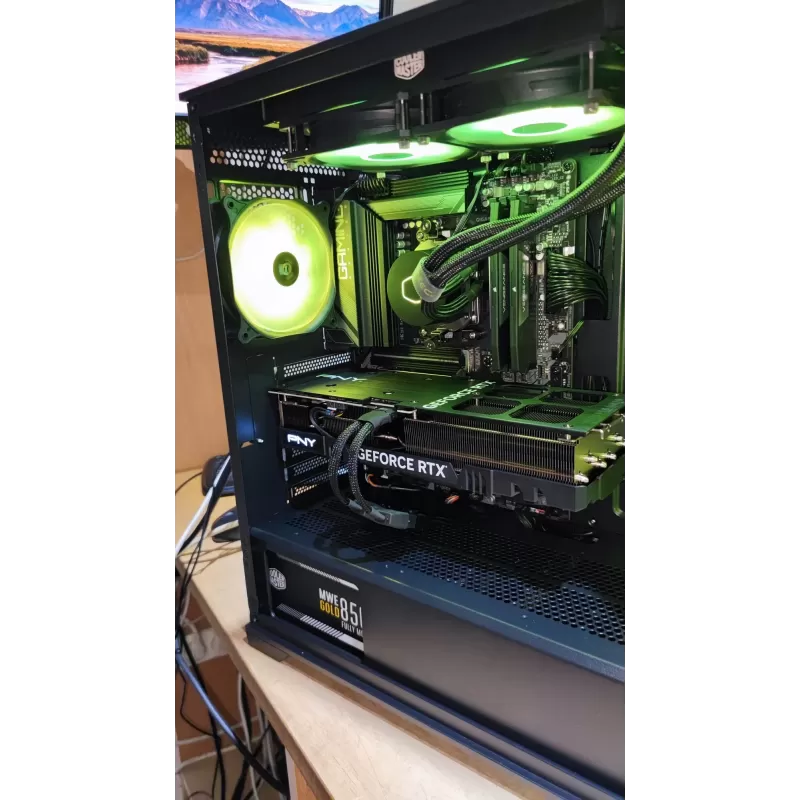 מחשב גיימינג מקצועי - AMD Ryzen 7 7800X3D + RTX 4070 Ti SUPER 16GB VRAM + 32GB RAM - G-PRO-252