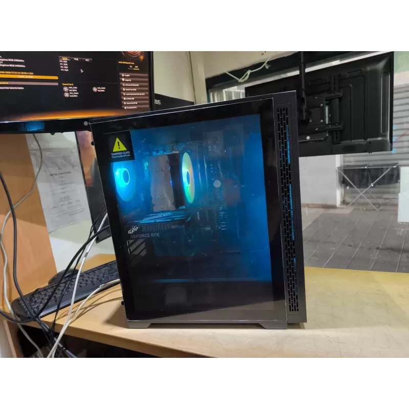 מחשב גיימינג מקצועי - AMD Ryzen 5 5600X + RTX 4060 8GB VRAM + 16GB RAM - G-PRO-266