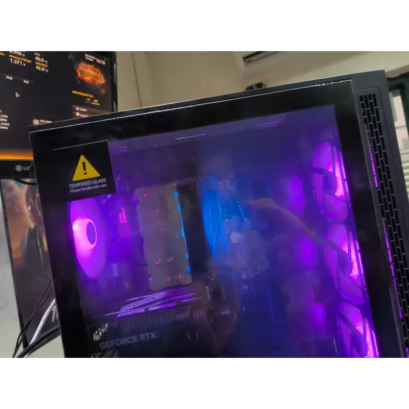 מחשב גיימינג מקצועי - AMD Ryzen 5 5600X + RTX 4060 8GB VRAM + 16GB RAM - G-PRO-266