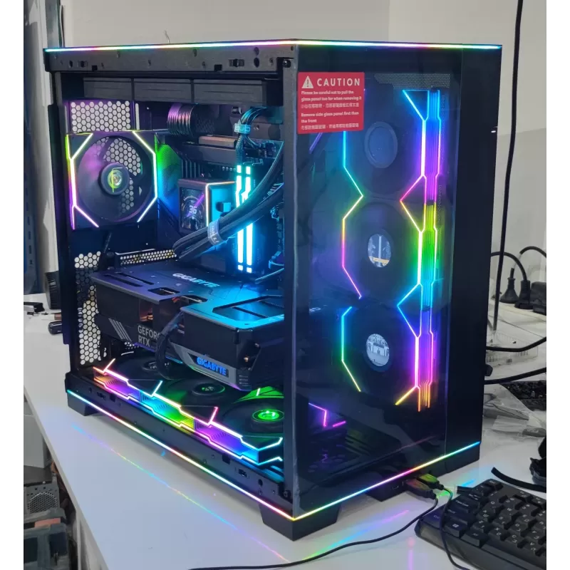 מחשב גיימינג מקצועי - Intel Core i7 14700KF + RTX 4080 SUPER 16GB VRAM + 32GB RAM - G-PRO-253