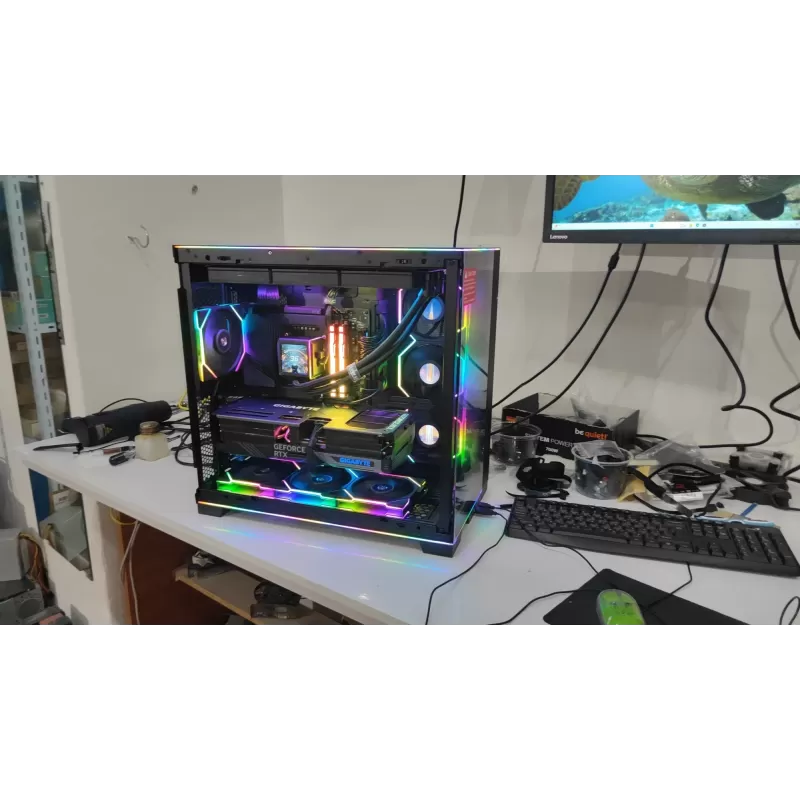מחשב גיימינג מקצועי - Intel Core i7 14700KF + RTX 4080 SUPER 16GB VRAM + 32GB RAM - G-PRO-253