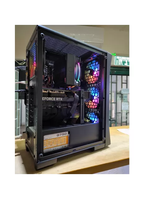 מחשב גיימינג מקצועי - AMD Ryzen 7 7700X + RTX 4070 12GB VRAM + 32GB RAM - G-PRO-402