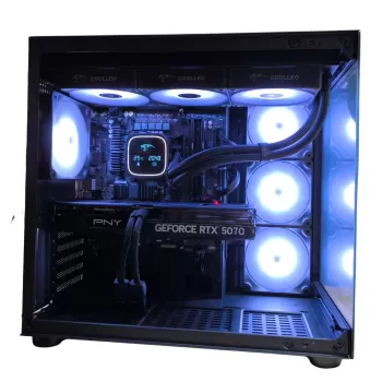 מחשב גיימינג מקצועי - Intel Core i7 12700KF + RTX 5070 12GB VRAM + 32GB RAM - G-PRO-557