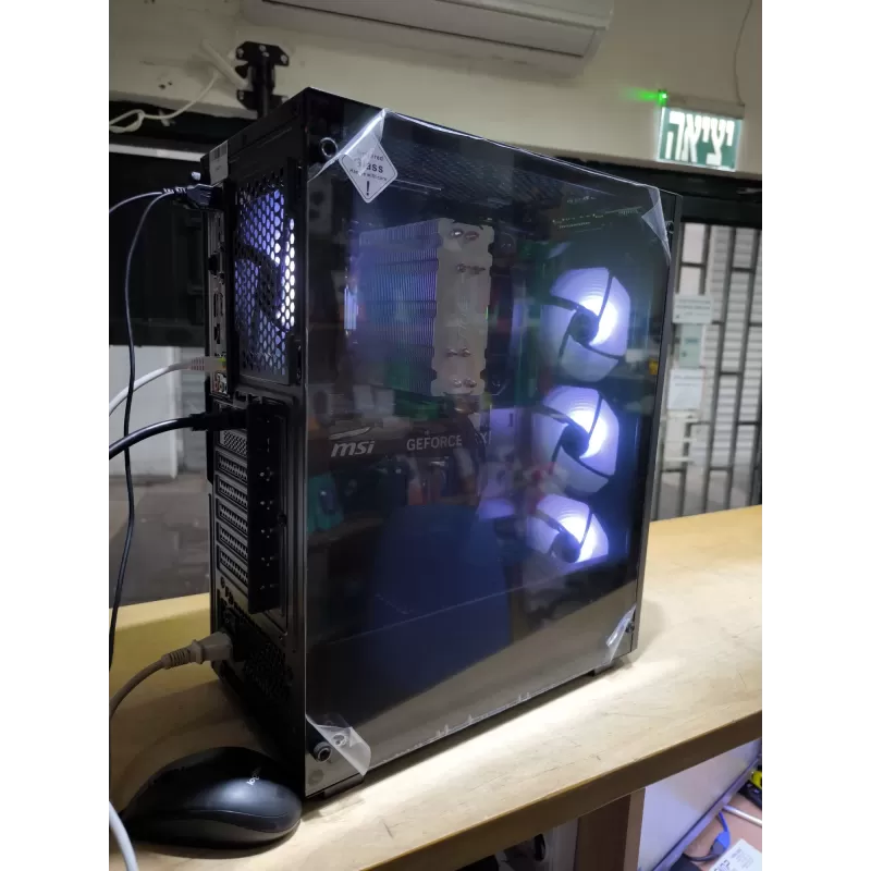 מחשב גיימינג מקצועי - Intel Core i5 13400F + RTX 4060 8GB VRAM + 16GB RAM - G-PRO-403