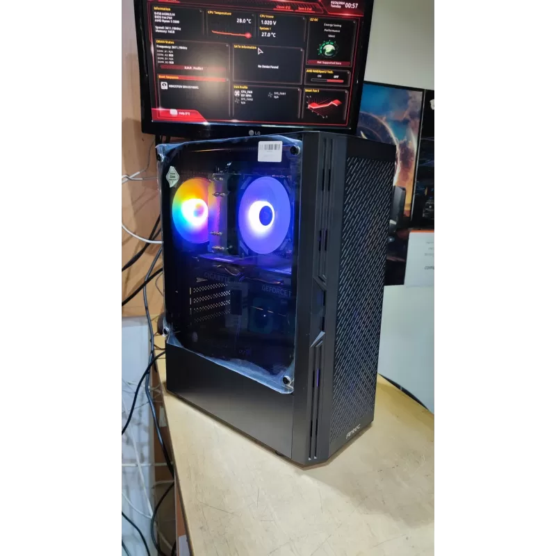 מחשב גיימינג למתחילים - AMD Ryzen 5 5500 + RTX 4060 8GB VRAM + 16GB RAM - G-LITE-61