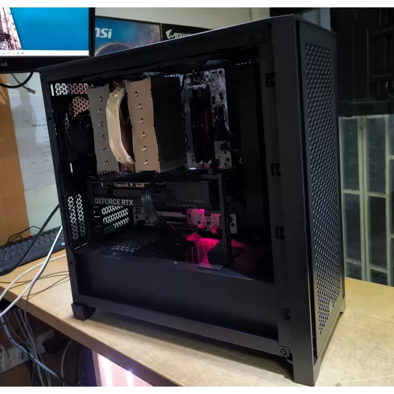מחשב גיימינג מקצועי - AMD Ryzen 7 9700X + RTX 4070 12GB VRAM + 32GB RAM - G-PRO-394