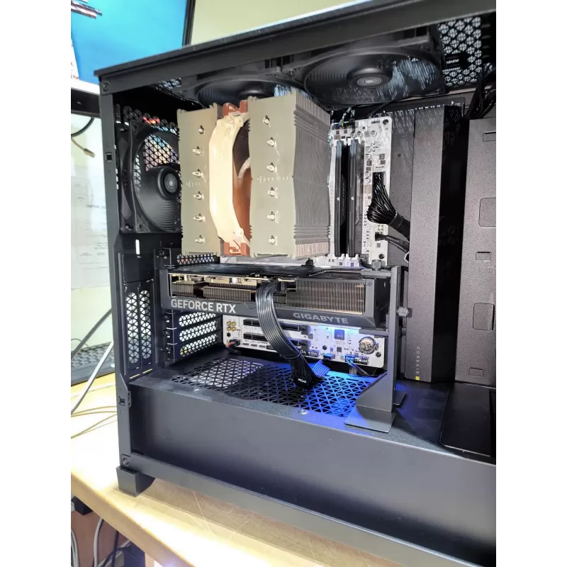 מחשב גיימינג מקצועי - AMD Ryzen 7 9700X + RTX 4070 12GB VRAM + 32GB RAM - G-PRO-394