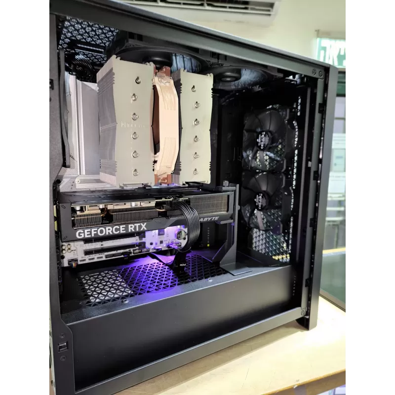 מחשב גיימינג מקצועי - AMD Ryzen 7 9700X + RTX 4070 12GB VRAM + 32GB RAM - G-PRO-394