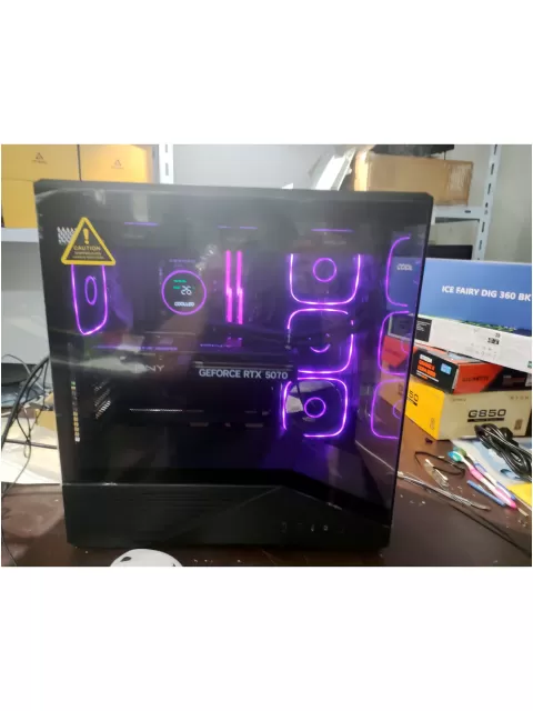מחשב גיימינג מקצועי - Intel Core i5 14600KF + RTX 5070 12GB VRAM + 32GB RAM - G-PRO-694