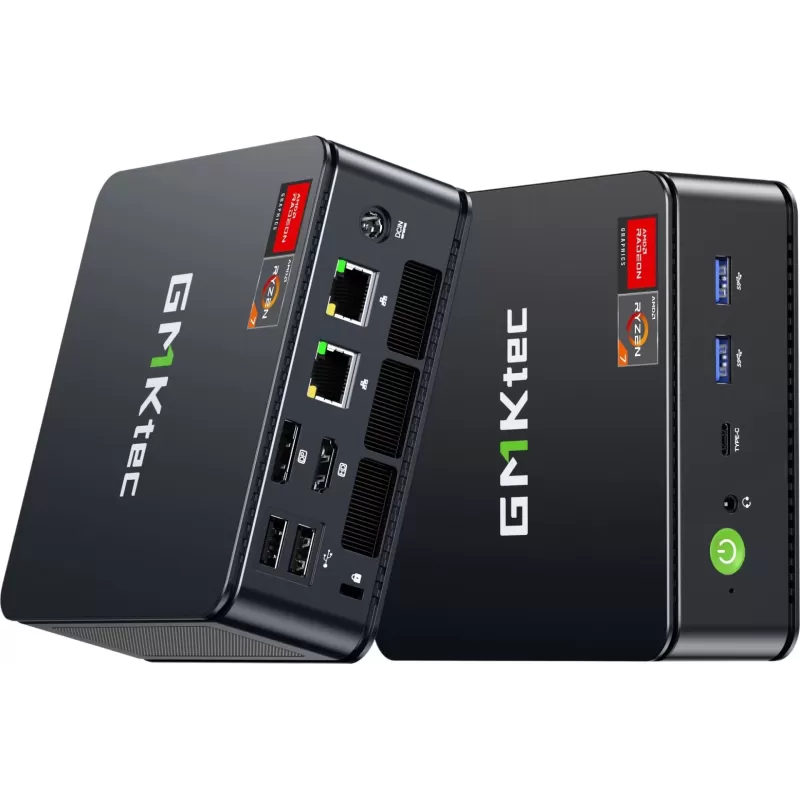Mini PC 10Gtek Pc GMKtec M5 ULTRA AMD R7-77300U W11Pr AMD Ryzen 7 7730U 16GB AMD Radeon Vega Graphics SSD:1TB Windows 11 Pro